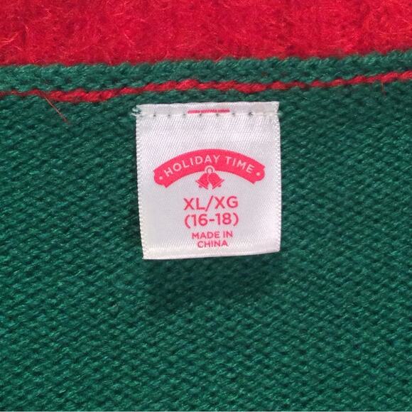 Ugly Christmas Sweater Elf themed XL 16/18 - Picture 2 of 7